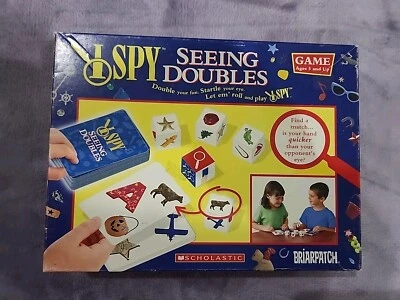 I Spy Seeing Doubles Game - Briarpatch - 2006 - EUC - COMPLETE - Scholastic  - Image 1 of 4