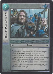 CCG 284 El Señor de los Anillos / El Hobbit DZT Foil 4R124 Ayuda en la duda de la necesidad - Imagen 1 de 1