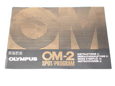 Olympus OM-2 Spot/Program Instructions (A)