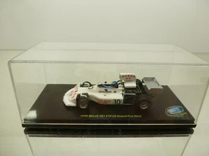 TSM MODELS MARCH 761 F1 PETERSON #10 US GP WEST 1976 - 1:43 - GOOD IN SHOWCASE - Imagen 1 de 9