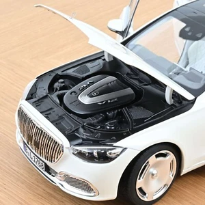 MERCEDES MAYBACH S 680 4MATIC 2021 BLANC DIAMANT MET NOREV 1/18 Réf 183918 - Imagen 1 de 6
