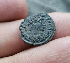 Constans I 333-350 dC Imperial Romano, AE FOLLIS, ALTO GRADO - Imagen 1 de 2
