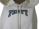 Fenty Puma By Rihanna Hooded Long Sleeve Cropped Sweatshirt, Vanilla Ice, M