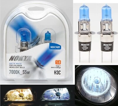 Nokya 7000K White H3C 64146BC Nok7459 55W  Two Bulbs Fog Light Replacement Lamp - Image 1 of 4