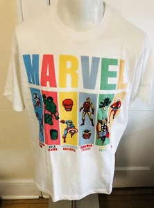 Marvel Comics T-Shirt Mens XL NWT Hulk Thor Thanos SpiderMan AntMan Capt America - Picture 1 of 8
