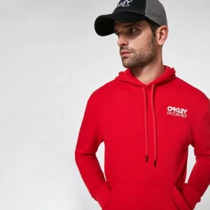 SUDADERA CON CAPUCHA OAKLEY CYCLING SS21 FREERIDE LANA PARA ADULTOS (LÍNEA ROJA) - Imagen 1 de 4