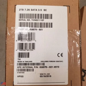 HP 2TB,Internal,7200 RPM,3.5 inch (658079B21) Hard Drive - Picture 1 of 1