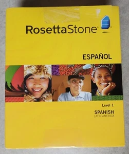 Rosetta Stone Spanish Level 1 Version 3 w/Headset - Picture 1 of 10