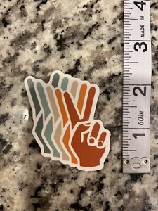 Peace Sign✌️ Skateboards Laptop Phone Water Bottle Car vinyl Decal Sticker Hydro - Picture 1 of 1
