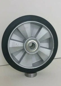2 Stk. Gummi Rad 180 mm Hubwagen Rad Rollen Hubwagenrad viele Abmessungen - Bild 1 von 4