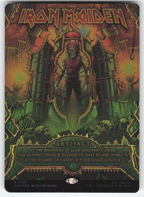Iron Maiden Rainbow Foil 2185 R MTG Secret Lair Drop Series NM - Image 1 of 2