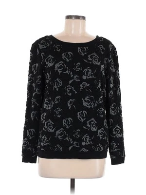 Suéter suéter negro con bisagra para mujer S Foto 1 de 2