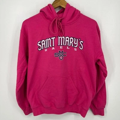 Saint Mary's Gaels Hoodie Adult Size S Pink NCAA Pullover Gildan - Image 1 of 4