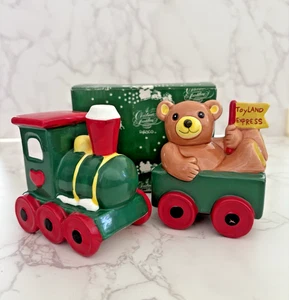 Vintage Enesco Earthen 69574 "Toyland Express" Banks 1984 & 1985 - Bild 1 von 7