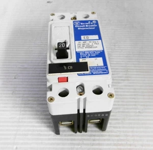 Westinghouse ED2020 Formgehäuse-Leistungsschalter 2P 20A 240VAC/CA - Bild 1 von 4