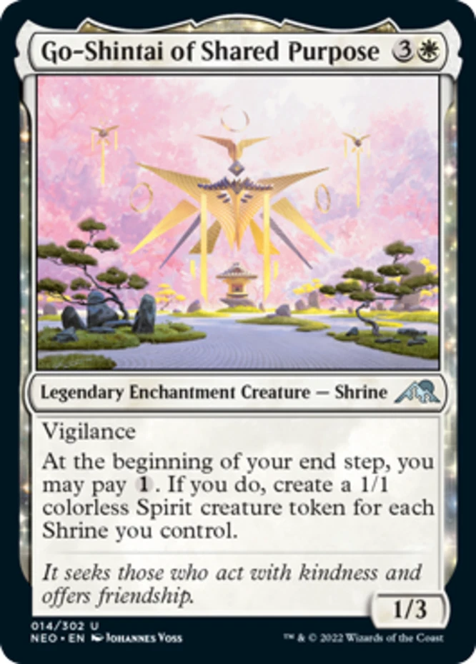 x1 Go-Shintai of Shared Purpose - Kamigawa: Neon Dynasty - NM - MTG - Image 1 of 1