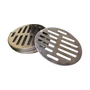 Round Shape Round Grate Cover Anti Blocking Balcony Drain Strainers Bathroom - Picture 1 of 6