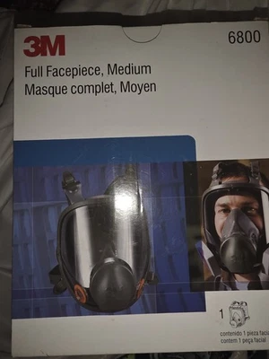 3M 6800 Full Face Medium Respirator Mask New in Original Box - Image 1 of 4