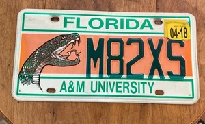 FLORIDA A&M RATTLERS METALL NUMMERNSCHILD OLDTIMER 4-18 - Bild 1 von 2