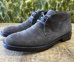 Tods Polacchino Scarpe Stivaletto Tg 10,5 Us Grigio Made Italy Tod’s Pelle Suede - Imagen 1 de 12