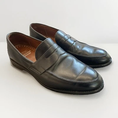 Vintage 90s Brooks Brothers Penny Loafer Leather US10 Black Goodyear Made in USA - Image 1 of 4
