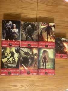 🔥The Witcher Book Series Lot Of 7 Out Of 8 Books (No Netflix Logo) Paperback 🔥 - Picture 1 of 13