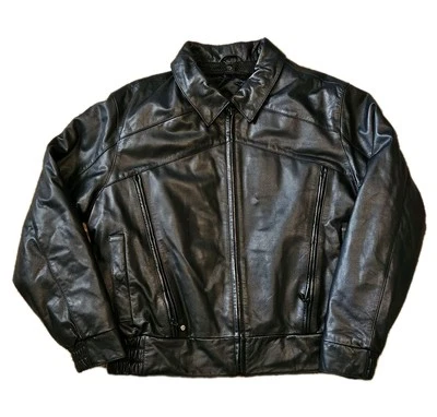 Hein Gericke First Gear Leather Jacket Motorcycle Biker Liner SZ XLarge XL VTG - Image 1 of 4