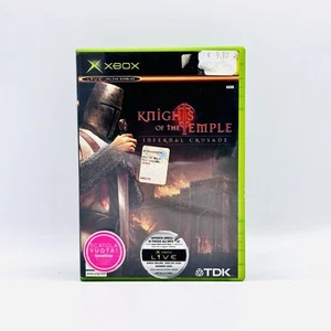 KNIGHTS OF THE TEMPLE GIOCO XBOX CLASSIC COMPLETO MULTILINGUA PAL EUR - Foto 1 di 4