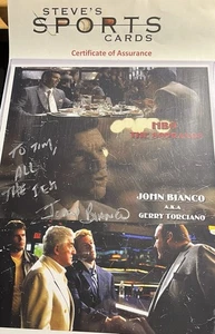 John Bianco aka Gerry Torciano Sopranos Signed 8x10 Photograph w/ COA. Top Load - Picture 1 of 6