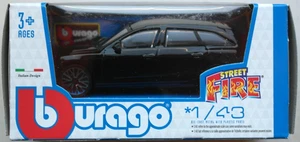 Bburago Audi A6 Avant schwarz 1:43 Neu/OVP Modellauto Auto PKW Kombi Car black - Picture 1 of 3