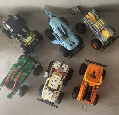 LEGO Technic Monster Jam Lot (6 Trucks) – Grave Digger, Max-D, Megalodon - Image 1 of 4