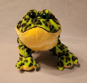 Ganz Webkinz Bullfrog Plush Green Frog Stuffed Animal No Code - Picture 1 of 9