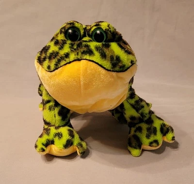 Ganz Webkinz Bullfrog Plush Green Frog Stuffed Animal No Code - Image 1 of 4