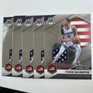 (5) Tyrese Haliburton Lote 2020-21 Panini Mosaic National Pride 258 Rookie Pacers - Imagen 1 de 1