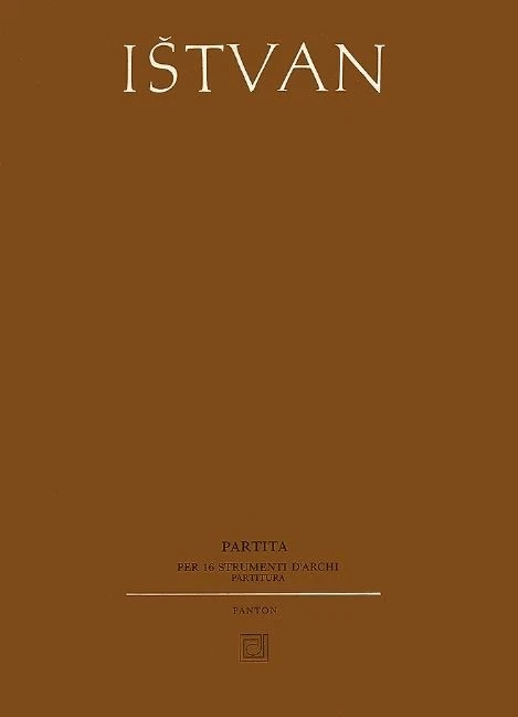 Partita 16 strings study score Istvan, Miloslav - Image 1 of 1