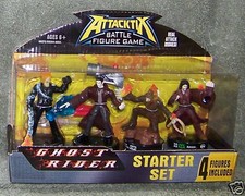 ATTACKTIX 2006 BATTLE FIGURE GAME GHOST RIDER STARTER SET AGES 6+
