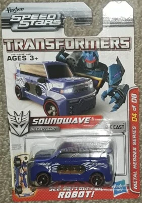Transformers Speed Stars Soundwave metal heroes series new sealed mosc - Image 1 of 4