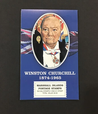 Marshall Islands 2000 VF MNHSc#746a  BookletSir Winston Churchill   (W14) - Image 1 of 4