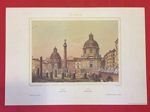 Ph. Benoist / Lemercier - Rome 4 Fine Art Farbe Print Replik Of Lithographie - Bild 1 von 1