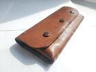 2 x Vintage Quality Leather Gun Ammo Pouch / Pouches Case Hunting Shooting
