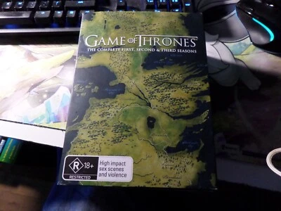 Game Of Thrones Complete Seasons 1-3 DVD Box Set PAL Region 4 Like New - Image 1 of 4