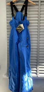 GORE-TEX Salopette in Cordura Impermeabile Taglia Media Blu Pantaloni da Lavoro Uomo - Foto 1 di 14