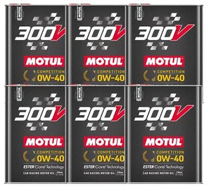 Motul 300V Competition 0W40 12L Fully Synthetic Ester Racing Engine Oil (6 x 2L) - Picture 1 of 1