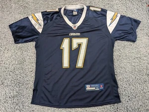 San Diego Chargers Jersey Men Extra Large Blue Reebok Phillip Rivers 52 Stitched - Picture 1 of 6