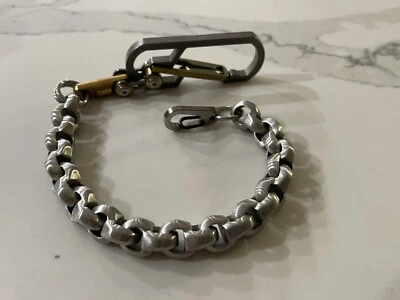 Portatarjetas Cartera Cadena Eslabones Grasos D Pesados para Trayvax, Dango, Etc 12,75”/32,38 cm Foto 1 de 4