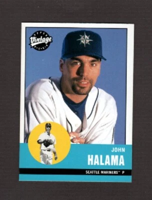 Baseball Card - John Halama  -Mariners -Upper Deck - 2001 - Card #62 - Image 1 of 2