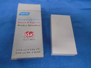 NORTON Hard Arkansas Oilstone HB4 Sharpening Stone NEW - Picture 1 of 2