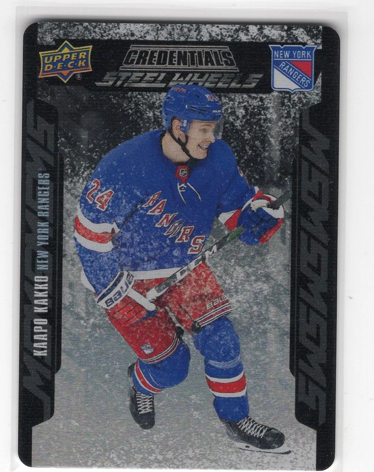 2019-20 UD CREDENTIALS RUEDAS DE ACERO NOVATO RC SW-25 METAL KAAPO KAKKO - RANGERS Foto 1 de 1