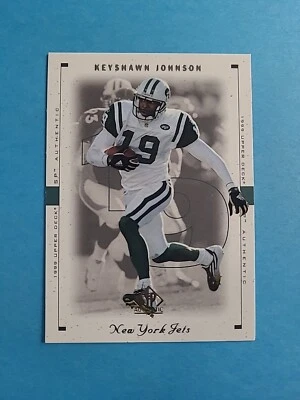 KEYSHAWN JOHNSON 1999 UPPER DECK SP AUTHENTIC FOOTBALL CARD # 59 I1487 - Image 1 of 2
