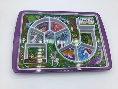 Fred Dinner Niños Divertido Juego Bosque Encantado Plato Foto 1 de 4